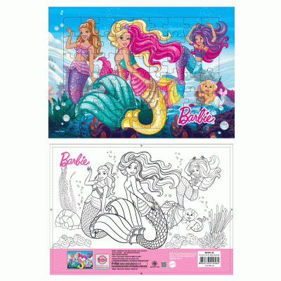 จิ๊กซอว์ Barbie 54 ชิ้น Mermaid